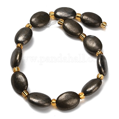 Stränge aus natürlichen Goldpyritperlen&nbsp;G-F833-E01-01-1