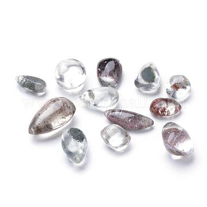 30 Pendentifs Pierres Précieuses Formes Mixte - Cœur, Lune, étoile, Goutte, Rond - Pour Création Bijoux
