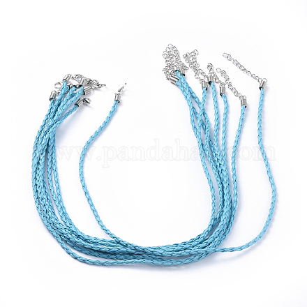 Imitation Leather Necklace Cords NCOR-R026-12-1