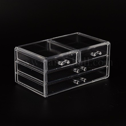 Cuboid Plastic Bead Containers CON-N001-03-1