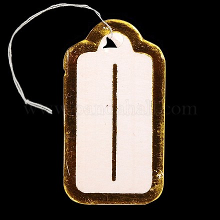 Rectangle Jewelry Display Paper Price Tags CDIS-N001-42A-1