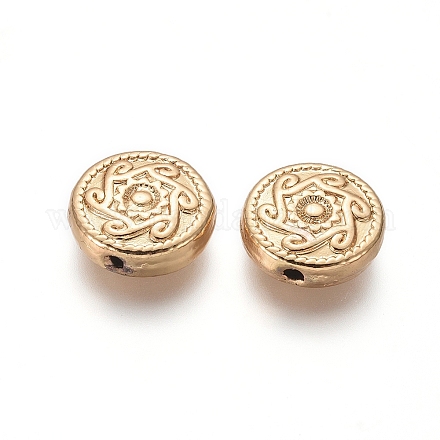 Long-Lasting Plated Alloy Beads X-PALLOY-E576-04G-1