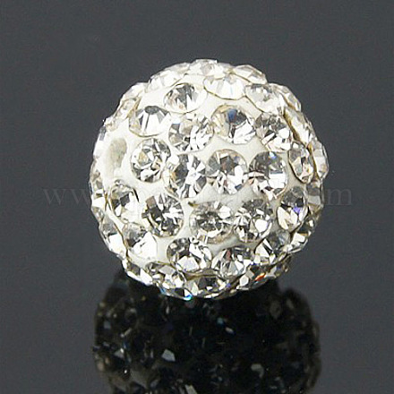 Abalorios de Diamante de imitación de arcilla polímero X-RB-H284-10MM-001-1