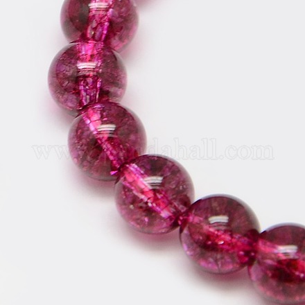 Natural Crackle Quartz Beads Strands G-N0003-8mm-01-1
