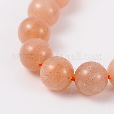 Natural Sunstone Beads Strands G-J240-11-10mm-1