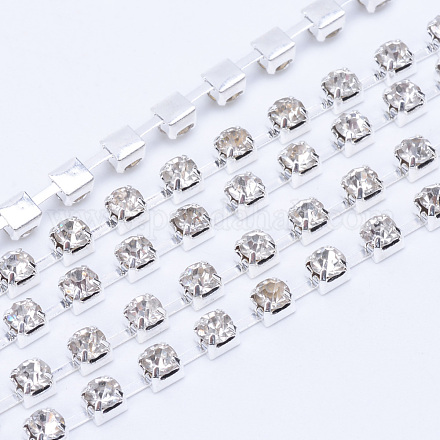 Cadenas de strass Diamante de imitación de bronce CHC-T004-SS8-01S-1