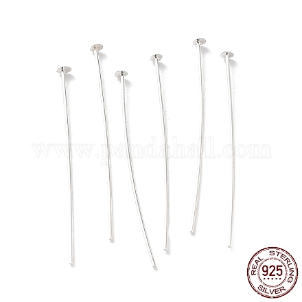 925 Sterling Silver Flat Head Pins STER-M117-03E-S-1