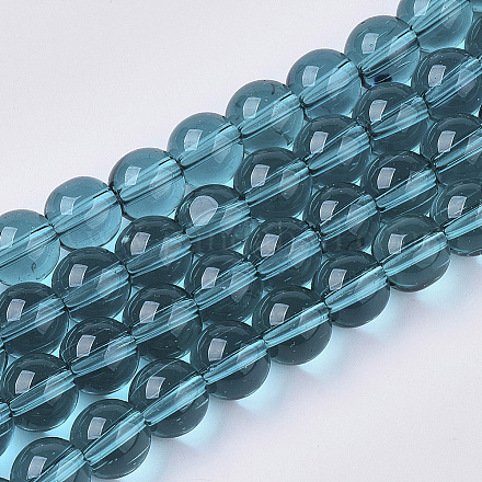 Chapelets de perles en verre X-GR6mm52Y-1