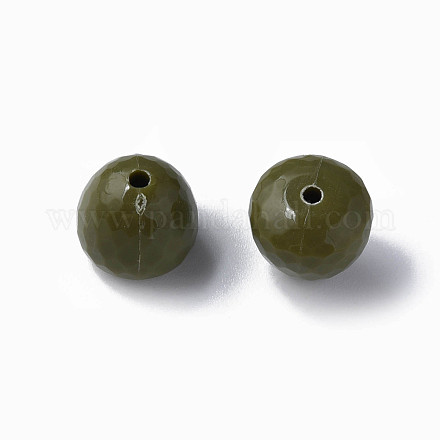 Opaque Acrylic Beads MACR-S373-10A-A11-1