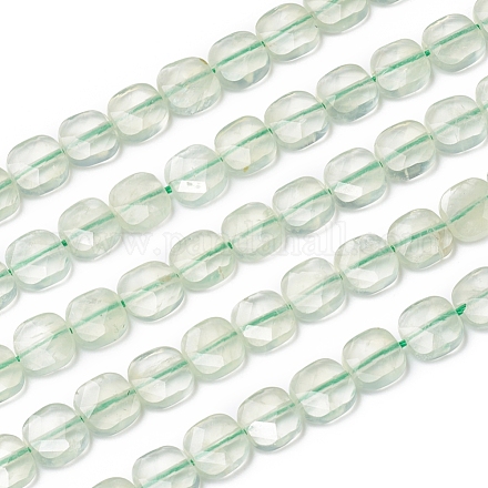 Chapelets de perles en préhnite naturelle G-I271-A05-8x8mm-1