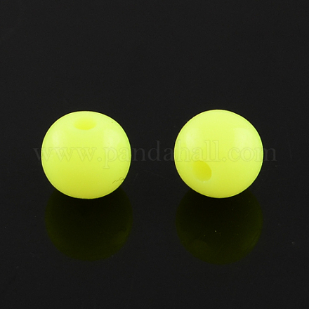 Fluorescent Acrylic Beads MACR-R517-14mm-01-1