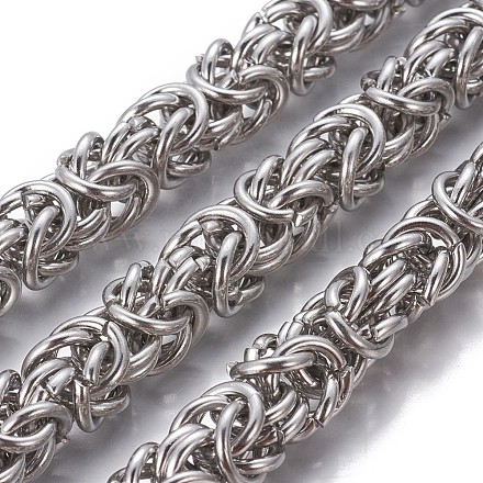 304 cadenas bizantinas de acero inoxidable CHS-P007-07P-03-1