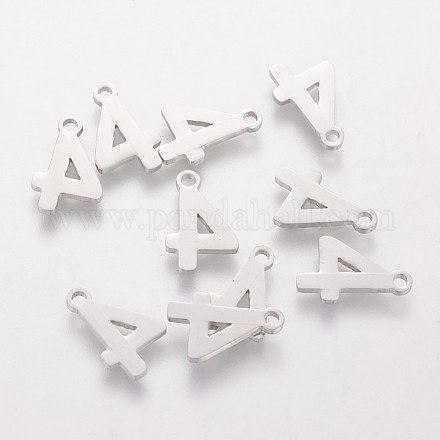 201 Stainless Steel Charms STAS-Q201-T408-4-1