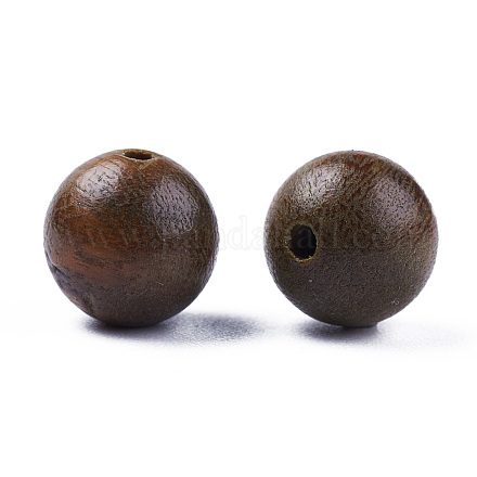 Perles de bois de véra WOOD-N014-01-1