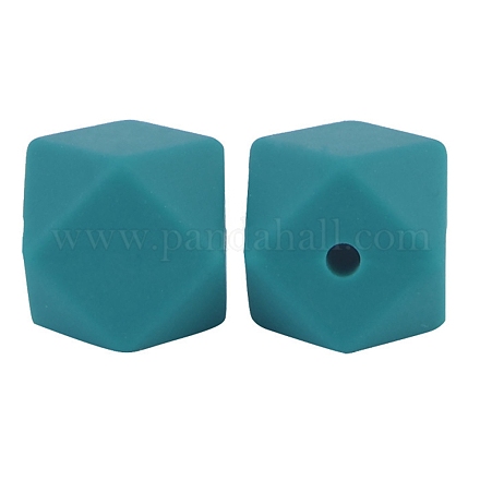 Octagon Food Grade Silicone Beads PW-WG43860-34-1
