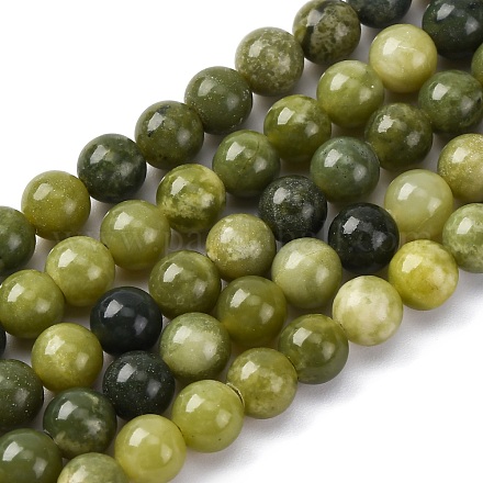 Natürliche Kanada Jade Perlenstränge&nbsp;G-NH0029-02C-1