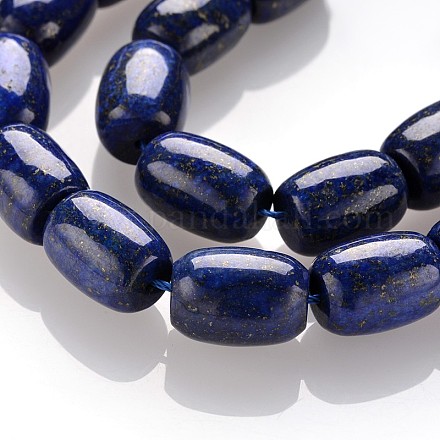 Natural Lapis Lazuli Beads Strands G-M158-13x18mm-1