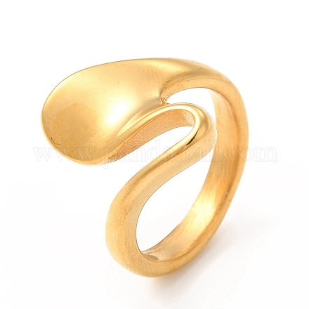 Ионное покрытие (ip) 304 кольцо из нержавеющей стали для мужчин и женщин RJEW-C049-05B-G-1