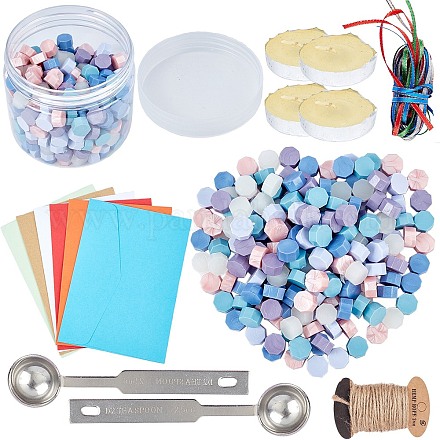 Sealing Wax Beads Wax Seal Kit DIY-CP0003-46C-1