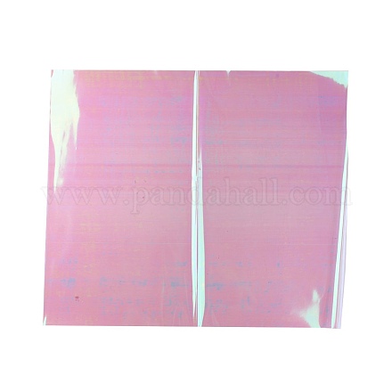 セロハン紙  クラフト紙を包む花の花束  のし紙  長方形  ピンク  58x50cm  約10個/袋 DIY-WH0140-01-1