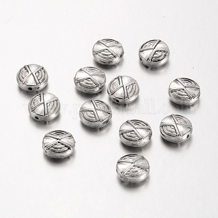 Carved CCB Plastic Beads CCB-F003-08AS-1