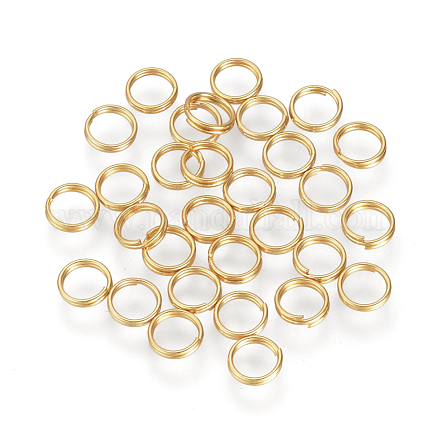 304 anelli portachiavi in ​​acciaio inox X-STAS-Q186-01-5mm-G-1