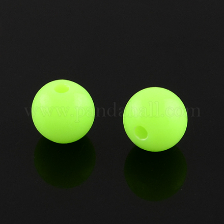 Fluorescent Acrylic Beads X-MACR-R517-8mm-02-1