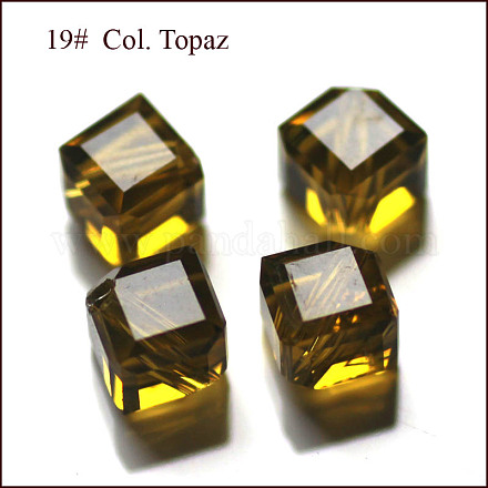 Perles d'imitation cristal autrichien SWAR-F069-6x6mm-19-1