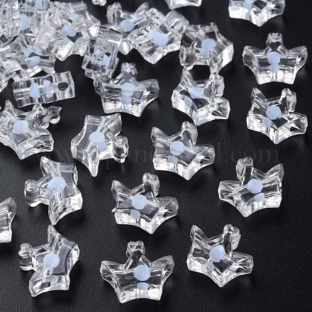 Perles en acrylique transparente MACR-S373-105-B08-1