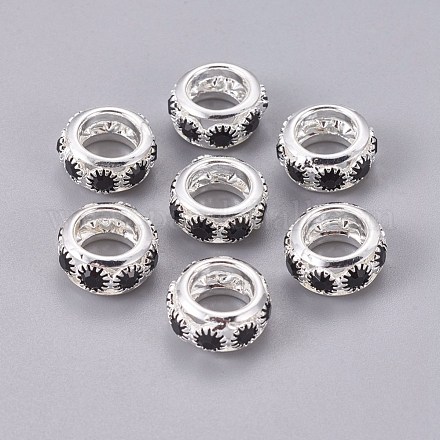 Abalorios de Diamante de imitación de latón RB-A050-H7mm-02S-1