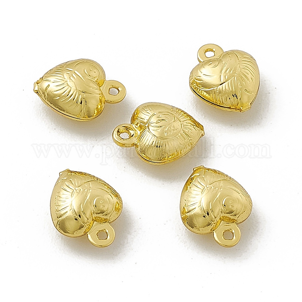 Lot De 18 Pendentifs Dorés Breloques Perles Fantaisie - Neuf - Pour Création Bijoux