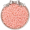 Baking Paint Glass Seed Beads, Round Hole, Peanut, Light Salmon, 6x4mm, Hole: 1mm, about 100pcs/set