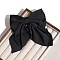 Cloth Acetate Alligator Hair Clip, Hair Accessories for Women & Girls, Bowkont, Black, 105x95mm