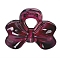 Plastic Bowknot Claw Hair Clips, Hair Accessories for Women Girls, Brown, 73x56x40mm