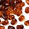 Transparent Acrylic Beads, Imitate Amber Beads, Oval, 16x11x7.5mm, Hole: 1.8mm, about 526pcs/500g