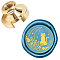 Wax Seal Brass Stamp Head, for Wax Seal Stamp, Cat Pattern, 25x14.5mm