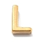 Ion Plating(IP) 304 Stainless Steel Charms, Letter Charm,Real 18K Gold Plated, Letter L, 9.5X6.5X3mm, Hole: 1.6mm