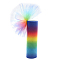 Polyester Deco Mesh Ribbons, Rainbow Gradient Color Tulle Fabric, for DIY Craft Gift Packaging, Home Party Wall Decoration, Colorful, 5-7/8 inch(150mm), about 3.00 Yards(2.74m)/Roll