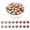 Natural Aqua Terra Jasper Beads Strands, Round, 8mm, Hole: 1mm, about 48pcs/strand, 15.7 inch(40cm), 1strands/box