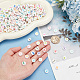 Pandahall elite 120pcs 12 styles perles d'argile polymère faites à la main CLAY-PH0001-91-3