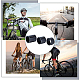 BENECREAT 3Pcs Carbon Fiber Bicycle Front Fork Washers AJEW-BC0003-52-6