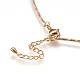 Long-Lasting Plated Brass Chain Necklaces NJEW-MSMC002-14G-NF-3