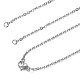 304 Stainless Steel Cable Chain Necklace Making STAS-T040-PJ209-1-36-1