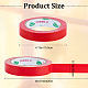 GORGECRAFT 3/4 Inch x 65.6ft Bookbinding Repair Tape Red Fabric Tape Adhesive Duct Tape Safe Cloth Library Book Seam Sealing Craft Tape for Bookbinders Hinging Sofa Cord Cable Webbing Repair AJEW-WH0136-54A-01-2