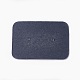ジュエリーイヤリングディスプレイクラフト紙の値札  長方形  ブラック  35x25x0.5mm CDIS-WH0006-01A-2