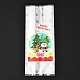 Рождественские тематические прямоугольные бумажные пакеты для конфет CARB-G006-02A-2