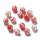 Perles acryliques opaques bicolores SACR-P024-01B-W14-1