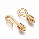 Brass Hook and S-Hook Clasps KK-T063-70G-NF-3
