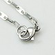 304 Stainless Steel Necklace Men's Mariner Link Chain Necklaces NJEW-H411-94-2