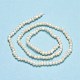 Fili di perle di perle d'acqua dolce coltivate naturali PEAR-F018-12-3